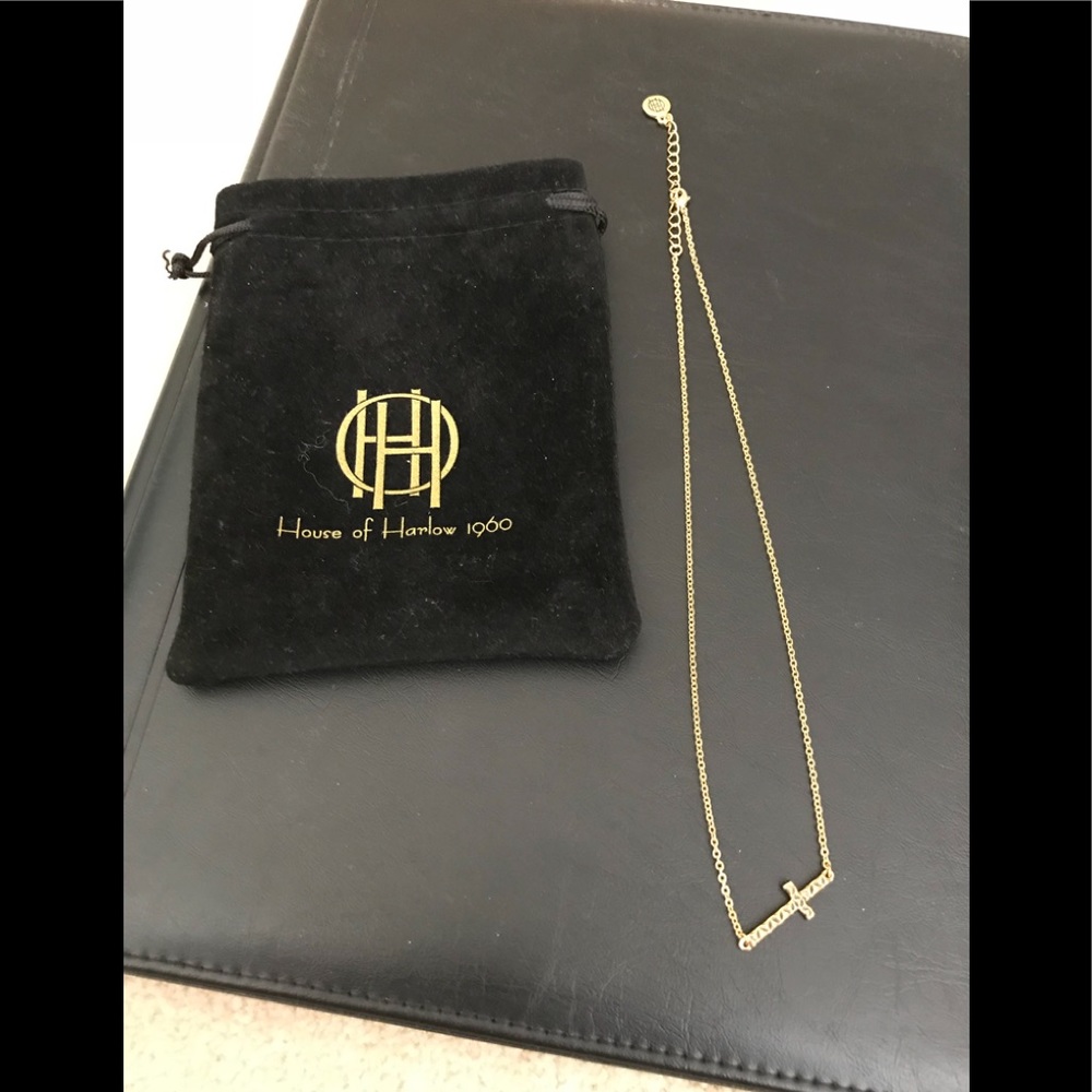 House of Harlow 1960 Side Cross - Gold